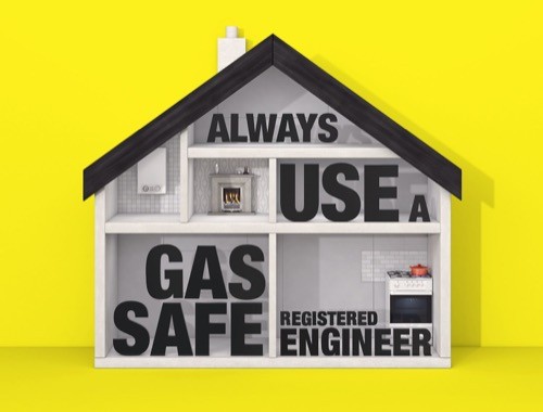 Always use a Gas Safe registered engineer